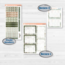 Classic Christmas Reading Kit | A5 Plum Daily Planner Kit Stickers | All Aglow | KIT-419-N