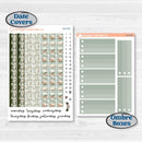 Classic Christmas Reading Kit | 7x9 Plum Daily Planner Kit Stickers | All Aglow | KIT-419-P