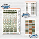 Classic Christmas Reading Kit | Laurel Denise Standard Vertical & Horizontal Planner Kit Stickers | All Aglow | KIT-419-Q