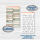 Classic Christmas Reading Kit | 7x9 Plum Monthly & Dashboard Planner Kit Stickers | All Aglow | KIT-419-T