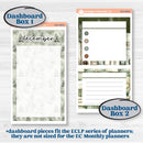 Classic Christmas Reading Kit | 7x9 Erin Condren Life Planner Monthly & Dashboard Sticker Kit | 2024-2025 Planners | All Aglow | KIT-419-W