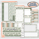 Classic Christmas Reading Kit | 7x9 Erin Condren Life Planner Monthly & Dashboard Sticker Kit | 2024-2025 Planners | All Aglow | KIT-419-W
