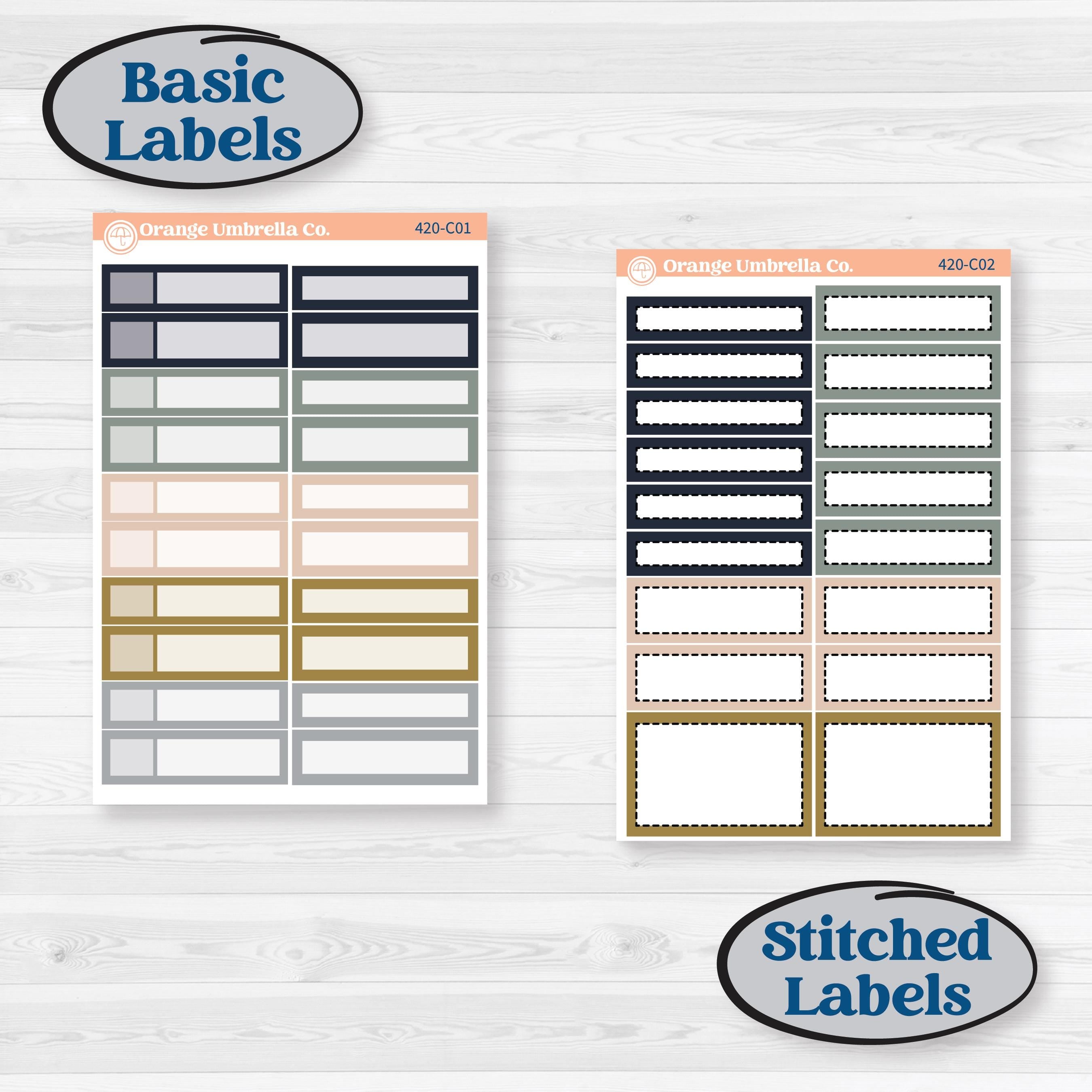 Cheerful Holiday Christmas Kit | Weekly Add-On Labels Planner Kit Stickers | Very Merry | KIT-420-C