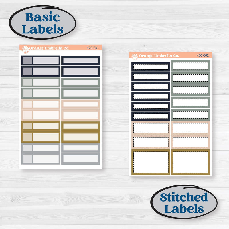 Cheerful Holiday Christmas Kit | Weekly Add-On Labels Planner Kit Stickers | Very Merry | KIT-420-C
