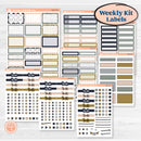 Cheerful Holiday Christmas Kit | Weekly Add-On Labels Planner Kit Stickers | Very Merry | KIT-420-C