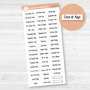 Tiny Hobonichi Weeks Holidays | Small Planner Stickers | F18 | S-167-B