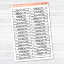 2026 Dates of the Month Labels | F18 Planner Stickers | B-327 to B-332