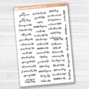 US Holidays Planner Stickers | F18 Font | S-202