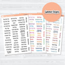 US Holidays F18 Font | Planner Stickers | S-204