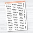 US Holidays F18 Font | Mini Planner Stickers Hobonichi Cousin | S-205
