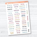 US Holidays F18 Font | Mini Planner Stickers Hobonichi Cousin | S-205