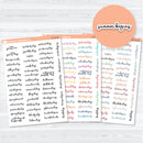 US Holidays F18 Font | Script Planner Stickers | S-224