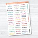 US Holidays F18 Font | Mini Planner Stickers Hobonichi Cousin | S-225