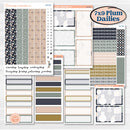 Cheerful Holiday Christmas Kit | 7x9 Plum Daily Planner Kit Stickers | Very Merry | KIT-420-P