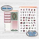 Vintage Christmas Kit | Weekly Add-On Planner Kit Stickers | Holiday Nostalgia | KIT-421-B