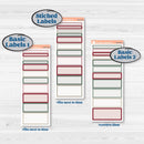 Vintage Christmas Kit | A5 Daily Duo Planner Kit Stickers | Holiday Nostalgia | KIT-421-L