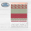 Vintage Christmas Kit | A5 Daily Duo Planner Kit Stickers | Holiday Nostalgia | KIT-421-L