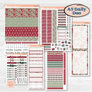 Vintage Christmas Kit | A5 Daily Duo Planner Kit Stickers | Holiday Nostalgia | KIT-421-L