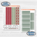 Vintage Christmas Kit | A5 Plum Daily Planner Kit Stickers | Holiday Nostalgia | KIT-421-N