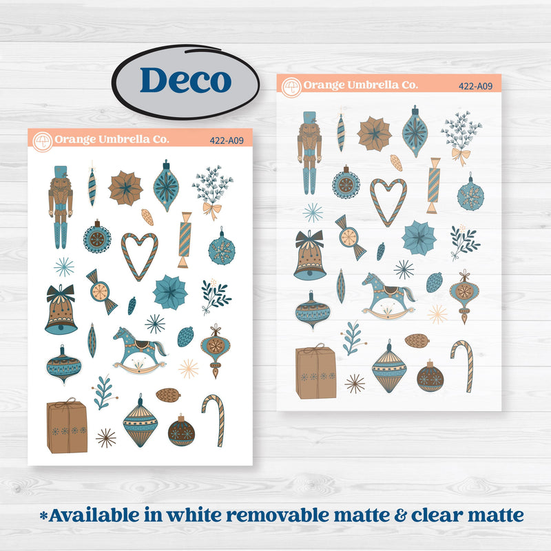 Whimsical Winter Kit | Weekly Sticker Kit for Vertical Planners like Erin Condren | Sugarplum | KIT-422-A