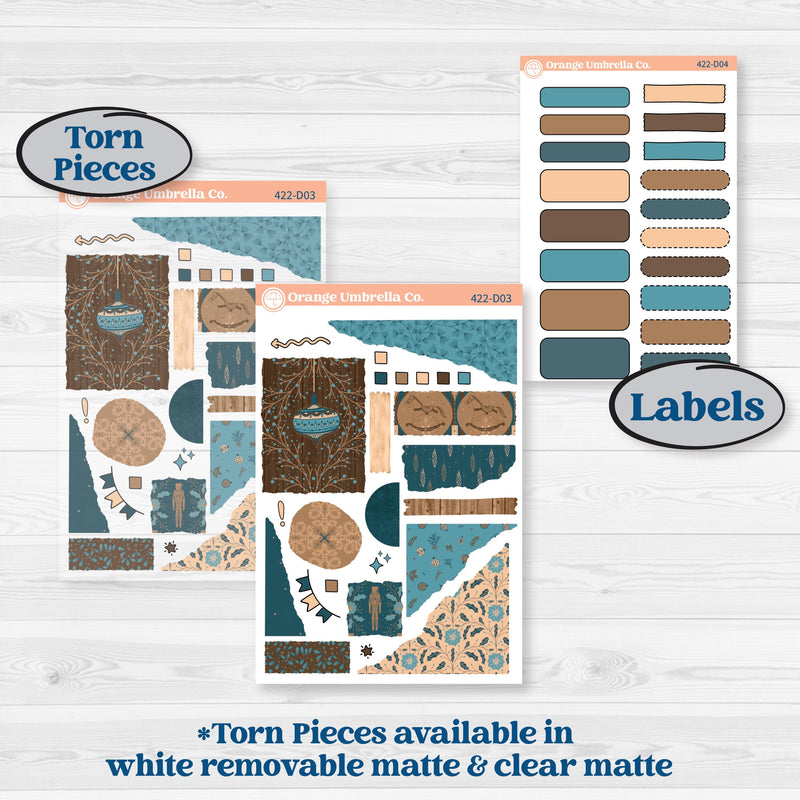 Whimsical Winter Kit | Journaling Kit Planner Stickers | Sugarplum | KIT-422-D