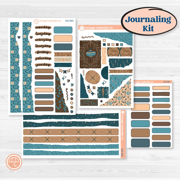 Whimsical Winter Kit | Journaling Kit Planner Stickers | Sugarplum | KIT-422-D