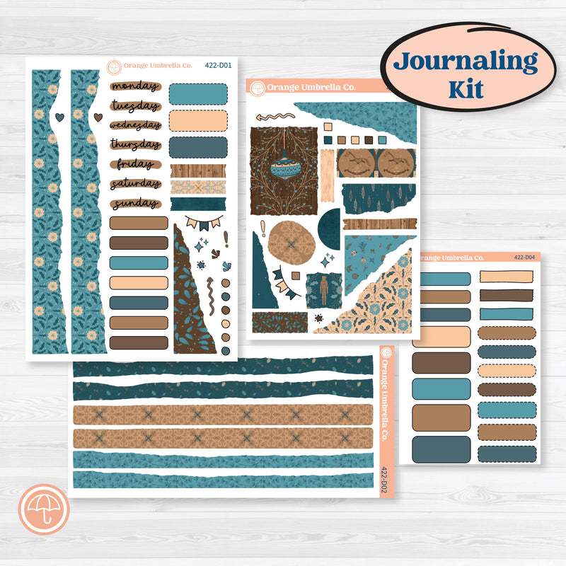 Whimsical Winter Kit | Journaling Kit Planner Stickers | Sugarplum | KIT-422-D