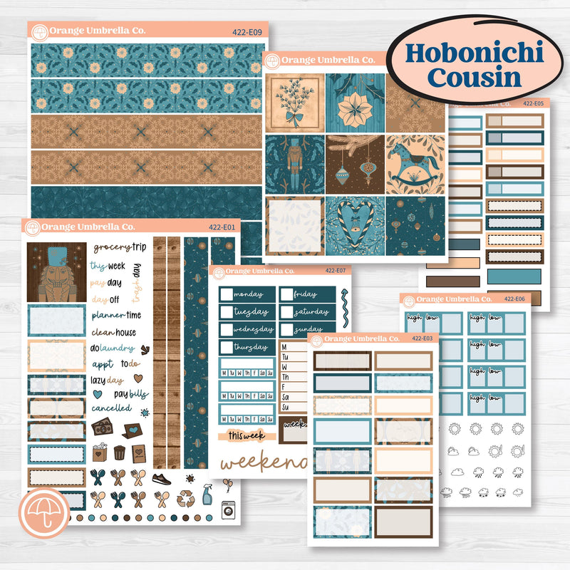 Whimsical Winter Kit | Hobonichi Cousin Weekly & Daily Planner Kit Stickers | Sugarplum | KIT-422-E