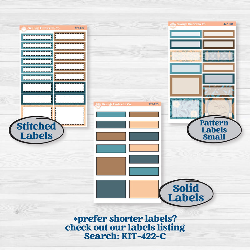 Whimsical Winter Kit | A5 Compact Vertical Planner Kit Stickers for Erin Condren | Sugarplum | KIT-422-G