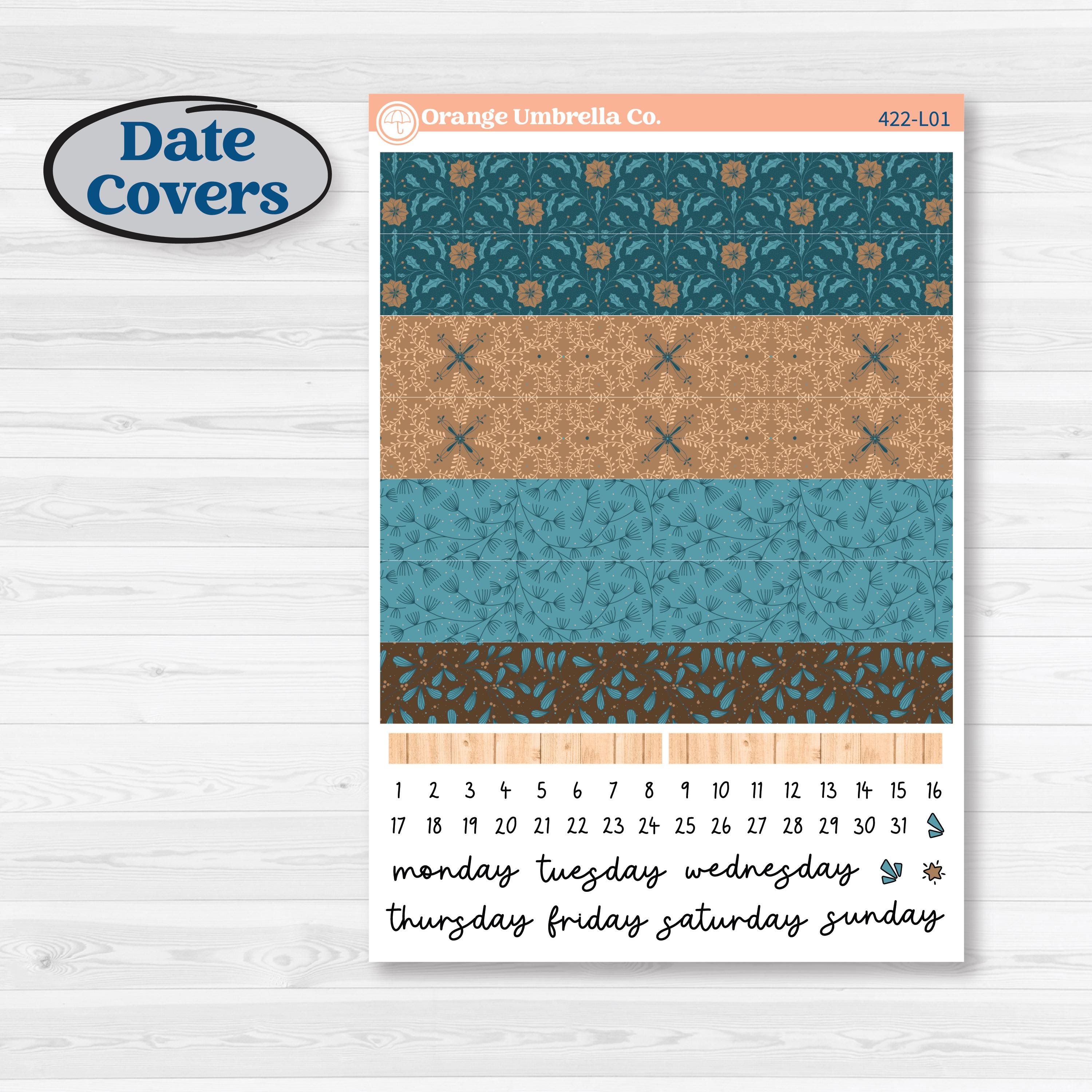 Whimsical Winter Kit | A5 Daily Duo Planner Kit Stickers | Sugarplum | KIT-422-L