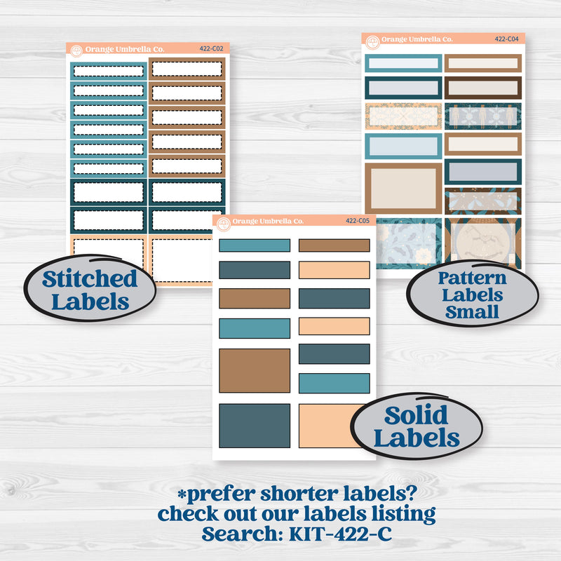 Whimsical Winter Kit | A5 Daily Duo Planner Kit Stickers | Sugarplum | KIT-422-L