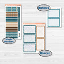 Whimsical Winter Kit | A5 Plum Daily Planner Kit Stickers | Sugarplum | KIT-422-N