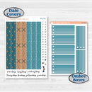 Whimsical Winter Kit | 7x9 Plum Daily Planner Kit Stickers | Sugarplum | KIT-422-P