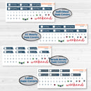 Playful Winter Kit | Weekly Sticker Kit for Vertical Planners like Erin Condren | Jingle | KIT-418-A