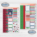 Playful Winter Kit | Weekly Sticker Kit for Vertical Planners like Erin Condren | Jingle | KIT-418-A