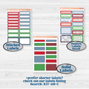 Playful Winter Kit | A5 Compact Vertical Planner Kit Stickers for Erin Condren | Jingle | KIT-418-G