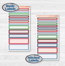 Playful Winter Kit | 7x9 Compact Vertical Planner Kit Stickers | Jingle | KIT-418-H
