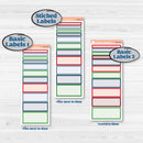 Playful Winter Kit | A5 Daily Duo Planner Kit Stickers | Jingle | KIT-418-L