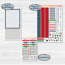 Playful Winter Kit | 7x9 Erin Condren Daily Duo Planner Kit Stickers | Jingle | KIT-418-M