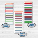 Playful Winter Kit | A5 Plum Daily Planner Kit Stickers | Jingle | KIT-418-N