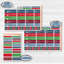 Playful Winter Kit | Laurel Denise Portrait Planner Kit Stickers | Jingle | KIT-418-R