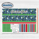 Playful Winter Kit | Laurel Denise Portrait Planner Kit Stickers | Jingle | KIT-418-R