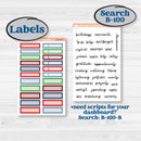 Playful Winter Kit | A5 Plum Monthly & Dashboard Planner Kit Stickers | Jingle | KIT-418-S