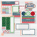Playful Winter Kit | A5 Plum Monthly & Dashboard Planner Kit Stickers | Jingle | KIT-418-S