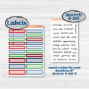 Playful Winter Kit | 8.5x11 Plum Monthly & Dashboard Planner Kit Stickers | Jingle | KIT-418-U