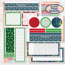Playful Winter Kit | 8.5x11 Plum Monthly & Dashboard Planner Kit Stickers | Jingle | KIT-418-U
