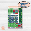 Playful Winter Kit | Hobonichi Weeks Monthly Planner Kit Stickers | Jingle | KIT-418-Z