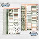 Classic Christmas Reading Kit | Weekly Sticker Kit for Vertical Planners like Erin Condren | All Aglow | KIT-419-A
