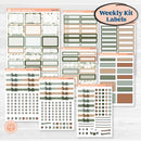 Classic Christmas Reading Kit | Weekly Add-On Labels Planner Kit Stickers | All Aglow | KIT-419-C