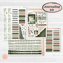 Classic Christmas Reading Kit | Journaling Kit Planner Stickers | All Aglow | KIT-419-D